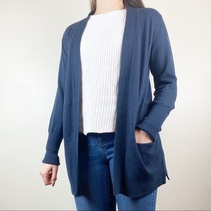 Sonoma Navy Blue Open Front Cardigan Medium